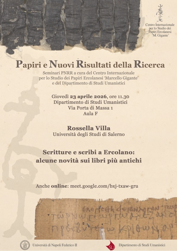 Locandina Seminari PNRR Villa